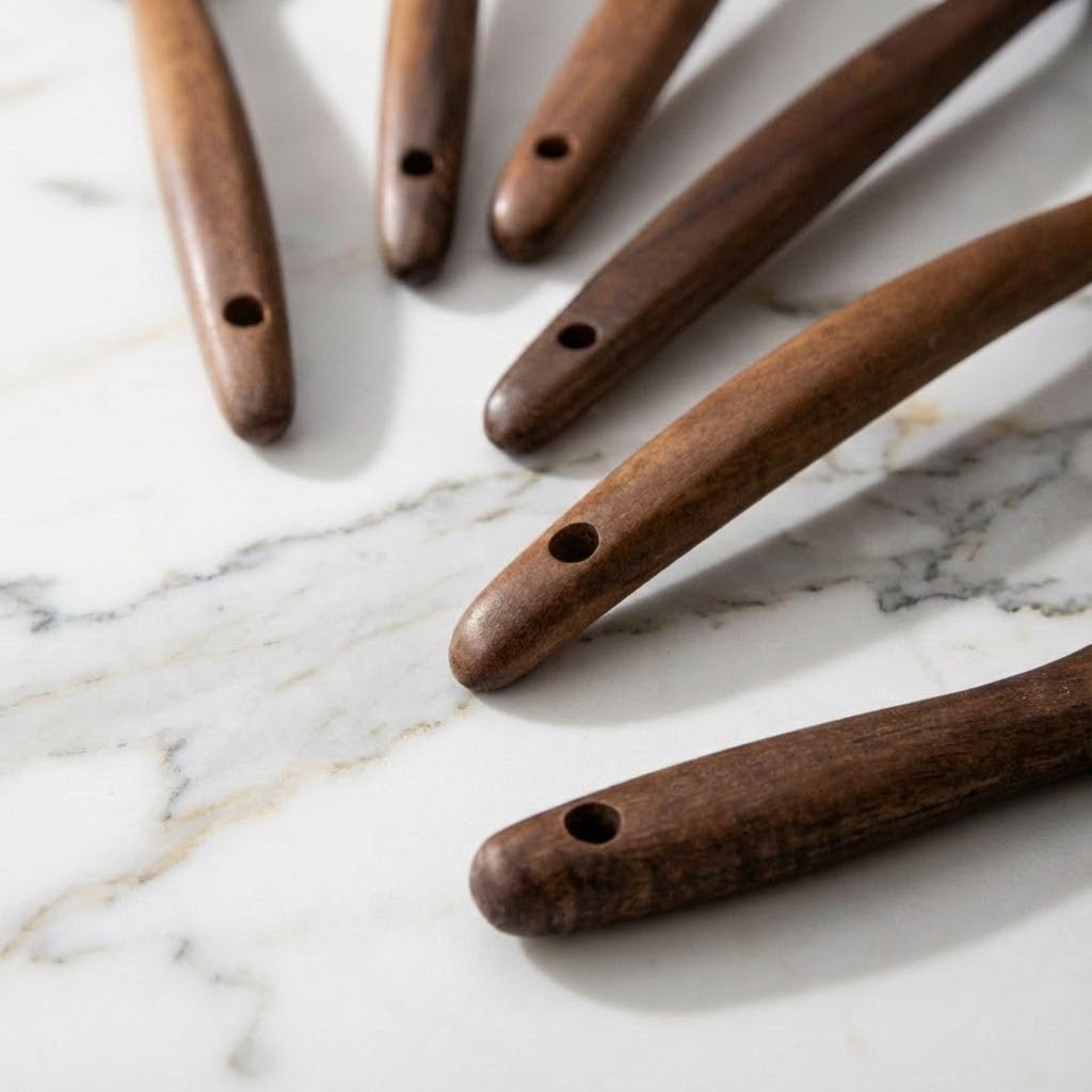 Ustensiles en bois Fabrication à la main