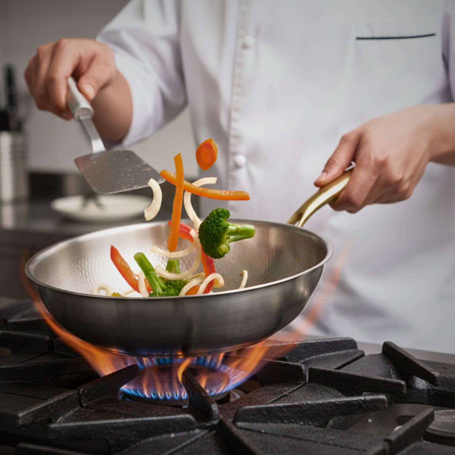 Poêle sauté en titane Pro