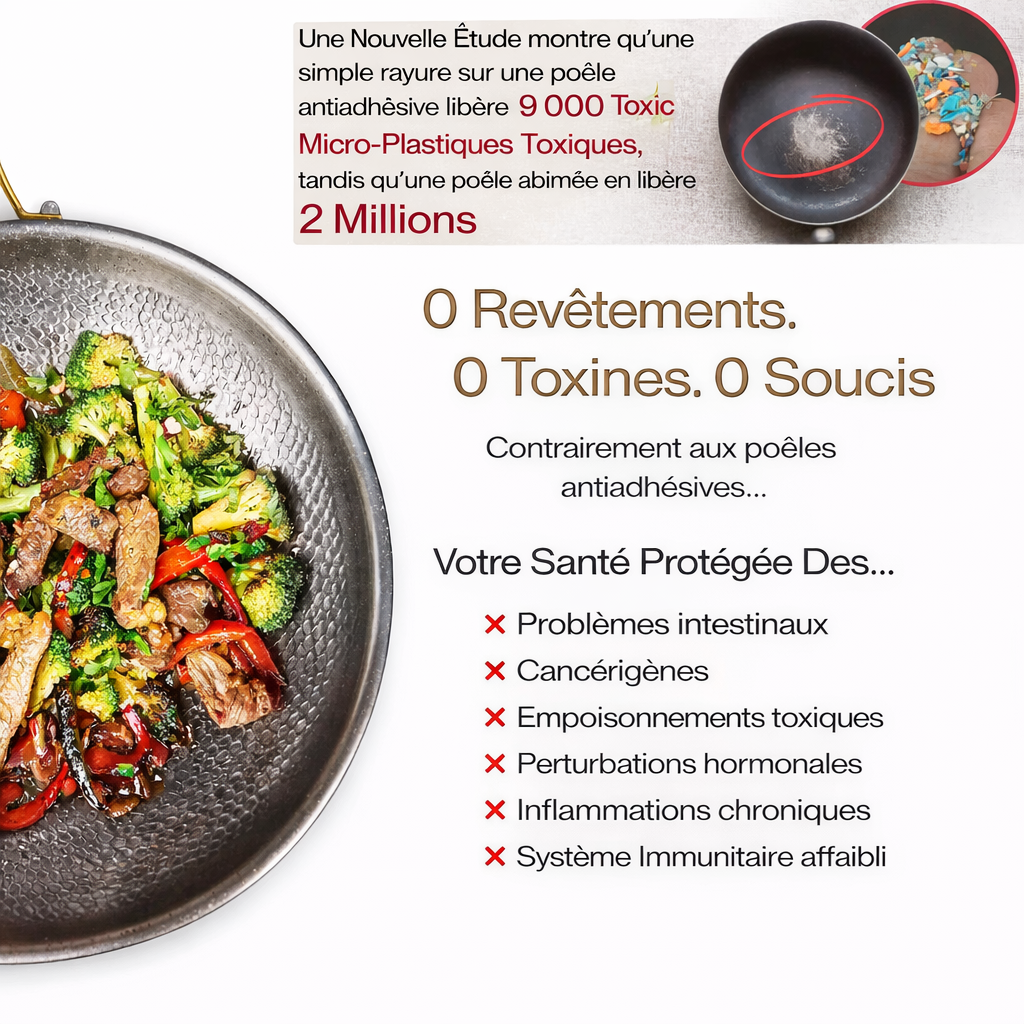 Batterie de cuisine complète Signature en titane (14 pièces)