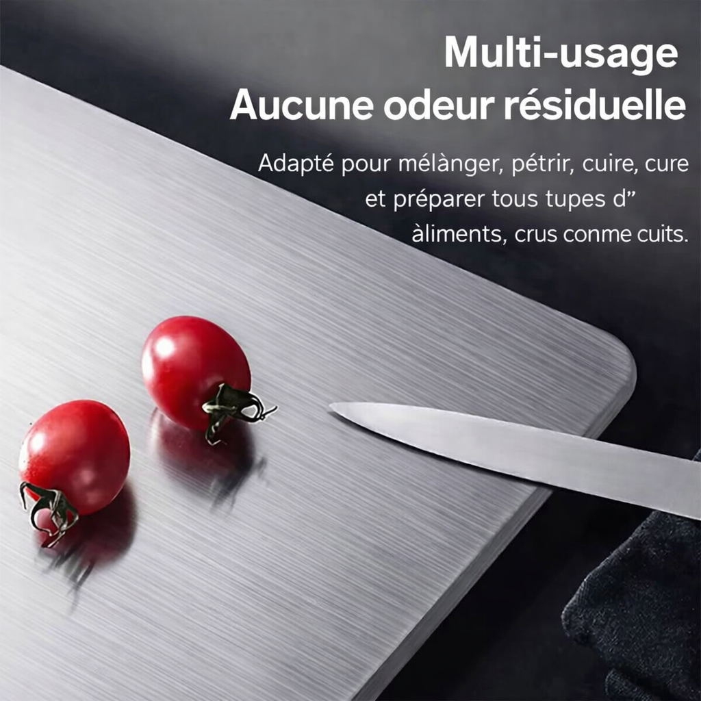 Planche à découper en titane