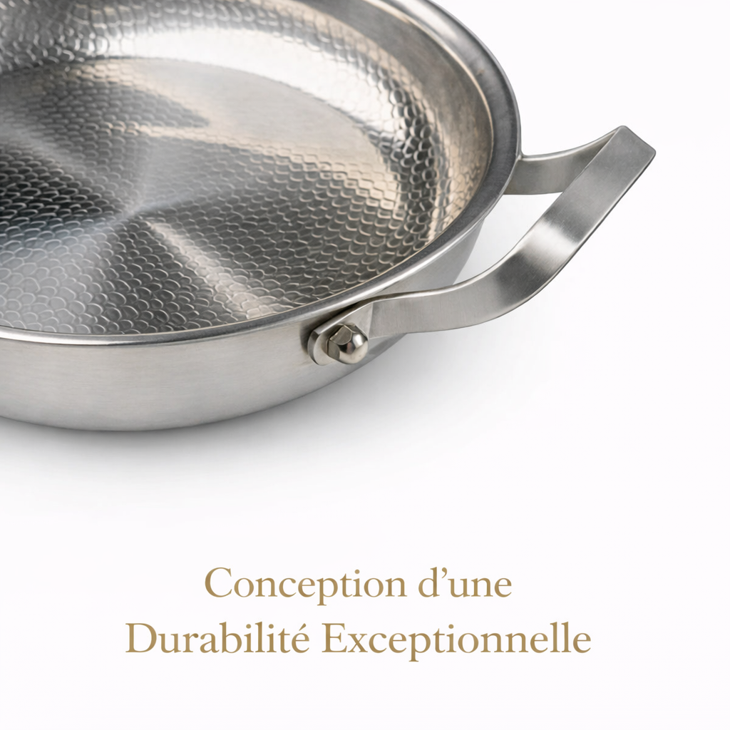 Poêle sauté en titane Pro