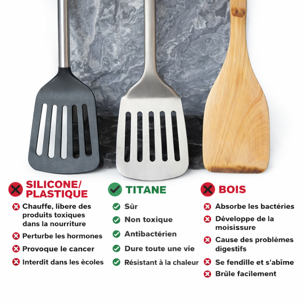 Spatule Maison Ferre® – 100 % titane pur