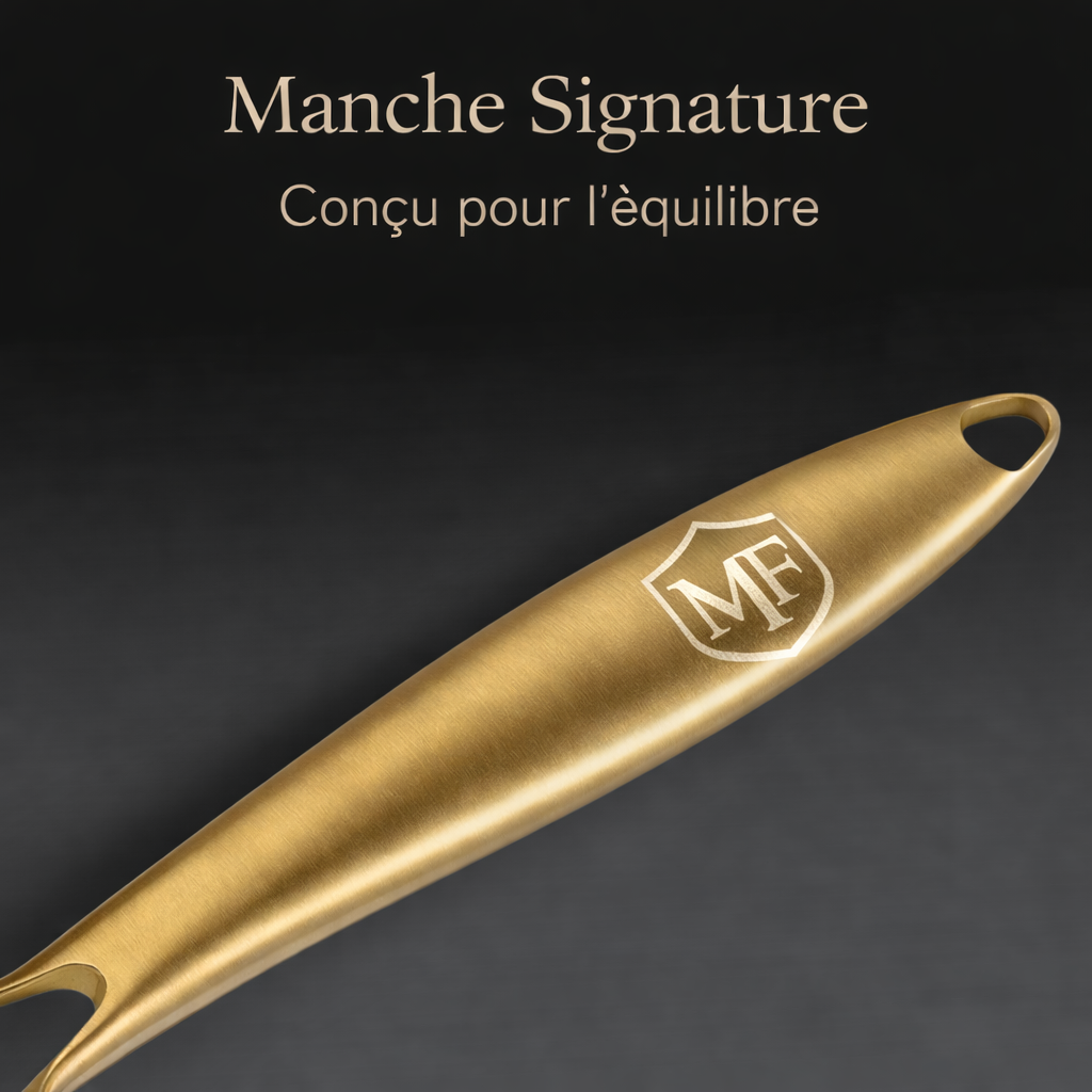 Set Complet Signature en Titane Pur (8 Pièces)