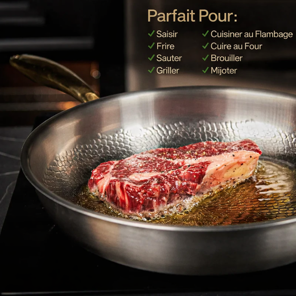 Set Complet Signature en Titane Pur (8 Pièces)