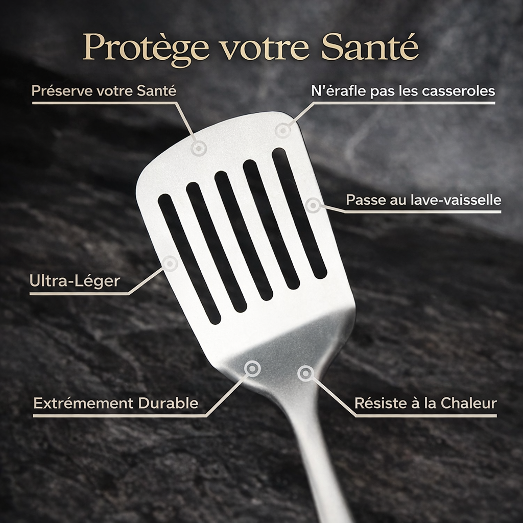 Set Complet Signature en Titane Pur (8 Pièces)