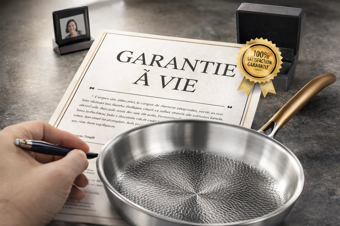Mit lebenslanger Garantie